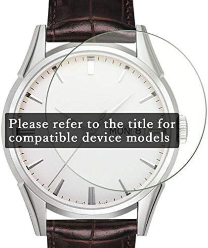 Защитно фолио за екрана Synvy [3 опаковки], съвместима със защитни чехлами за смарт часовници LONGINES L3.777.4.99.6 от TPU-филм Smartwatch