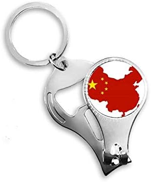 Произведено в Китай Карта на Националното Знаме Ножица за Нокти Халка Ключодържател Отварачка за Бутилки Машина За Рязане
