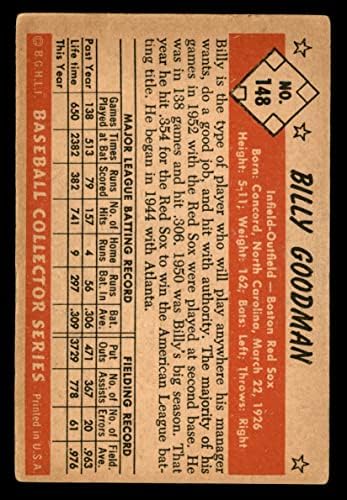 1953 Боуман # 148 Били Гудман Бостън Ред Сокс (Бейзболна картичка) VG Red Sox