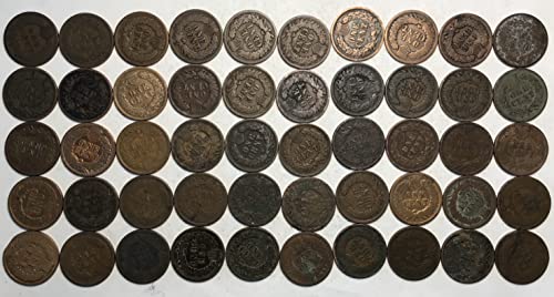 1905 P Индийски Ролка Цента под формата на глави 50 Монети Пени Продавачът Добър