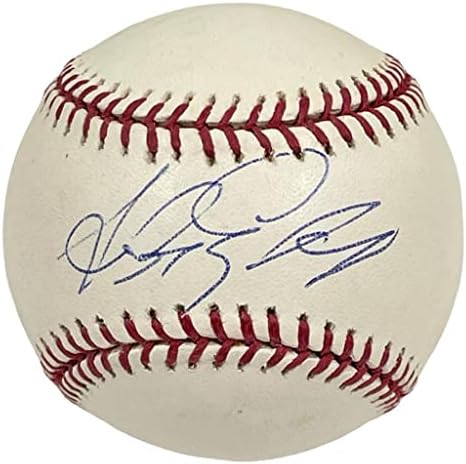 Андрес Галаррага подписа Официален Договор с Висша лига бейзбол Рокиз Брейвз Энджелз - Бейзболни топки с автографи