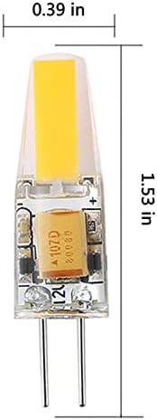 Led лампа Xianfei G4, 10 бр G4 с двухконтактным цокъл ac/dc 12 v 6 W се Равнява на 40 Вата галогенным лампам, Лампа Jc T3, на Ъгъла на лъча 360 °, Без трептене, за озеленяване, осветление ?