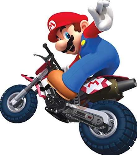 7-Инчов Мотор под наем Super Mario Kart Wii Bros Brothers Свалящ Стикер На Стената Изкуството на Nintendo 64 SNES Начало Декор за Детска