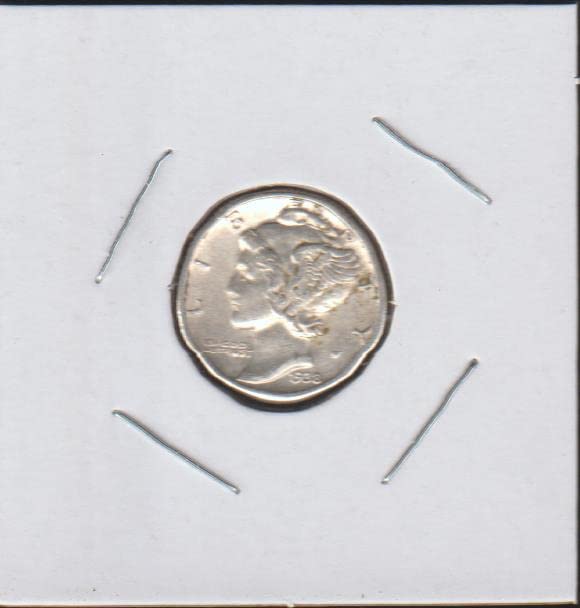 Крилата главата Свобода 1938 г., или Меркурий (1916-1945) (90% сребро) Изборът за десет цента За детайли без циркулация