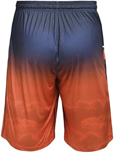 Спортни къси панталони с Градиентным Голям логото на мъжкия футболен отбор FOCO