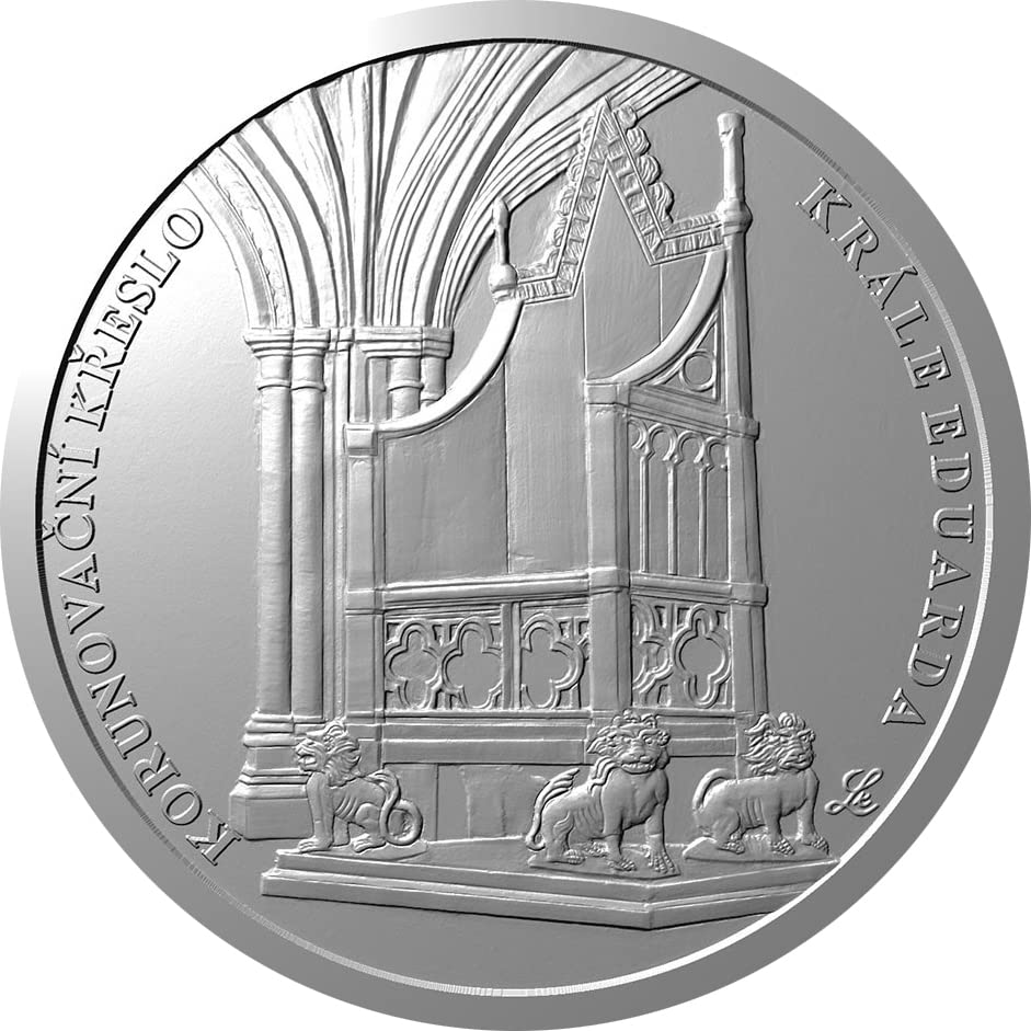 2022 DE Cathedral PowerCoin Уестминстърското абатство Комплект от 4 Сребърни монети 1$ Ниуе 2022 Proof