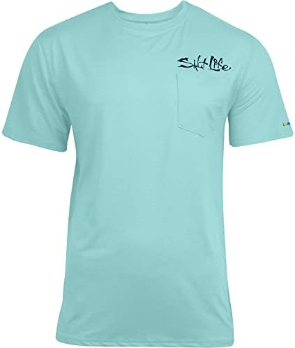 Мъжка риза да се изяви Salt Life Marlin Fade с къс ръкав