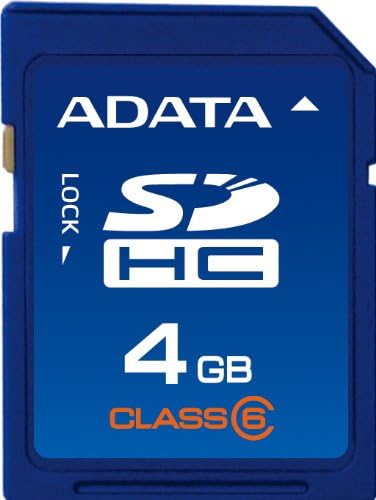 Карта с флаш памет ADATA 4GB Class 6 SDHC ASDH4GCL6-R
