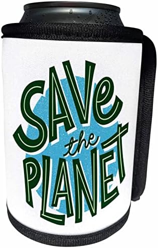 Кампания 3dRose Спаси планетата - Опаковки за бутилки-охладител (cc-360480-1)