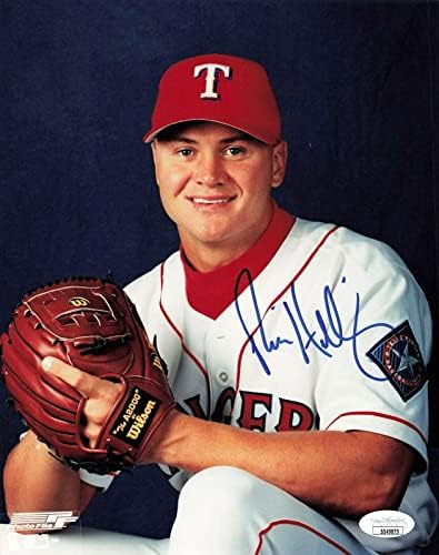 Рич Хеллинг Подписа 8x10 Тексас Рейнджърс (JSA SS49875) - Снимки на MLB с автограф
