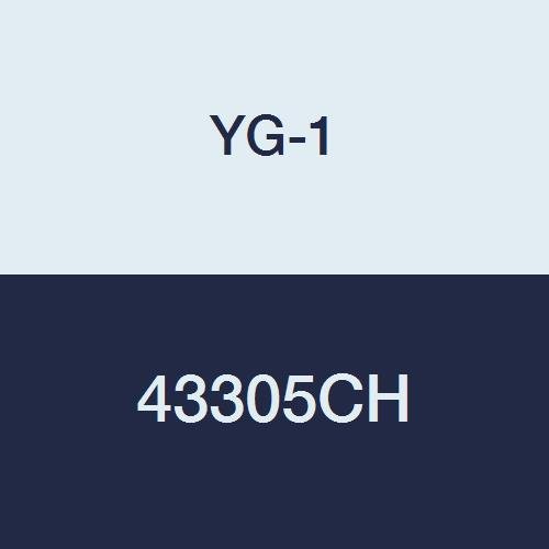 Бележка fresa YG-1 43305CH HSSCo8, 4 Канала, Нормална дължина, Топка на върха, С твърдо покритие, Дължина 2-1/2, 3/8