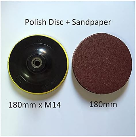 За опесъчаване шкурка 180 mm M14 полировальный диск + 10 Патрона за шкурка 180 mm, се използва За аксесоари за ъглошлайф (Обяснения: 1000)