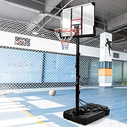 Преносима Баскетболно система на баскетболни пръстен с регулируема височина 6,6-10 метра за младежи и възрастни с led светлини баскетболен