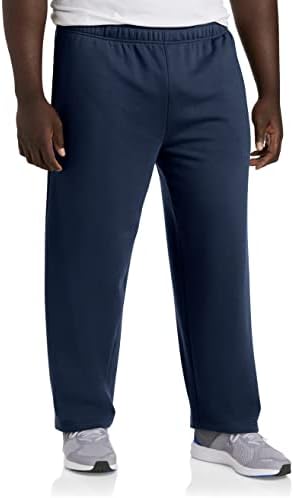 Мъжки спортни панталони DXL Big & Tall Essentials отвътре | Смес от памук и полиестер, които могат да се перат в машина, с Гъвкава лента