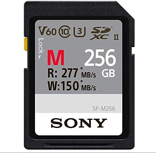 Карта на Sony SDXC UHS-II серия M 256 GB, V60, CL10, U3, макс R277 Mbps, W150 Mbps (SF-M256/T2) и Tough-Карта, SDXC UHS-II серия M 256