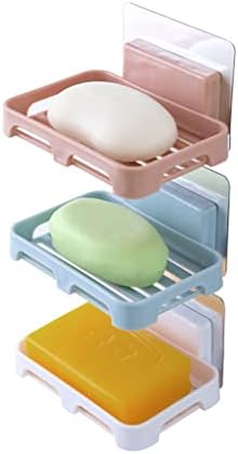 ZCMEB сапун ястия Водосточни Стенен Държач за гъба за сапун, Органайзер за Баня, Държач за източване на сапун, препарат за съдове (Цвят: