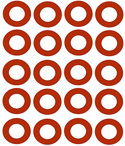Sterling Seal CRG7237.1800.125.150X20 7237 Червена Гумена циркулярното, диаметър 18 см, диаметър на тръбата 18 инча, дебелина 1/8 инча, клас на налягане 150 # (опаковка от 20 броя)