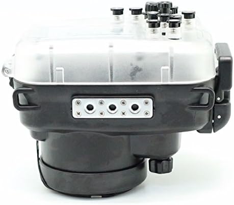 Meikon 40 м/130 фута Водоустойчив Калъф за Подводна камера за Sony A6300 с обектив 16-50 мм, E 20 мм F2.8, E 35 мм F1.8, с 67 мм Червен подводен филтър