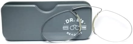 Очила за четене със скоба за носа DR. B ' s Readers с Универсален Футляром-Капсула на Мъжки Дамски Очила за четене, слънчеви Очила за четене