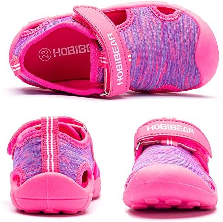 HOBIBEAR/Водоустойчив Обувки За момчета и Момичета, бързо съхнещи Сандали за водни спортове Със Затворени пръсти за Деца/Little Kid