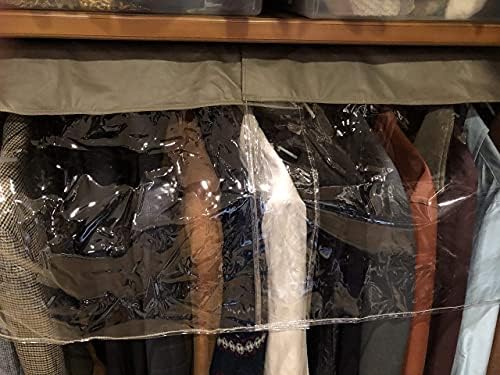 Калъф за дрехи за вашия кабинет и преносими закачалки за дрехи Наплечный прахоустойчив калъф - Стилно ще защитава вашия гардероб - Регулира
