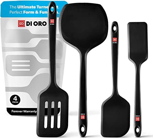 Нов набор от силиконови плешки ORO DI Seamless Series Moda от 4 теми - Топлоустойчиви Гъвкави Кухненски нож с температура от 600 ° F
