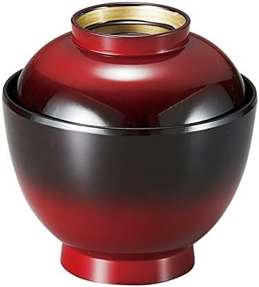 Термостойкая Купа за яйца Fukui Занаятите 37001590, Размер на 3,5, Червено Омбре С Висока Златна основа