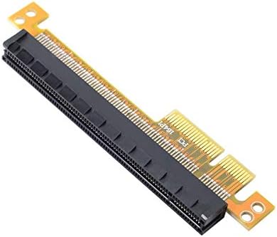 cablecc PCI-E Express 4X-16x удължителен кабел Конвертор Странично Card Адаптер от мъжете за една Жена