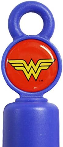 Midwest Gloves & Gear DCW410KH8 Детска градина рамо Wonder Woman, синя дръжка / жълт лъжичка