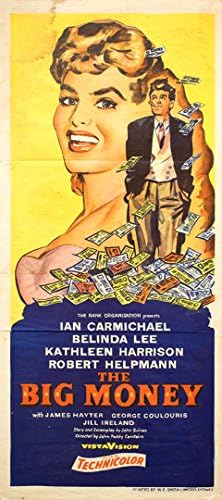 Австралийски Рекламен плакат The Big Money 1958 г.