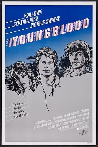 Оригинален Плакат на филма ЯНГБЛАДА 27 x41, Един лист, един свитък, Роб Лоу, Патрик Суейзи
