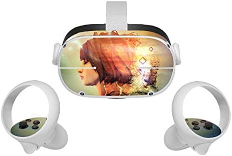 DuyThaibroshop Черна дупка Филм Oculus Quest 2 на Кожата VR 2 Кожи Слушалки и контролери Стикер, Защитен стикер Аксесоари (подходящ само