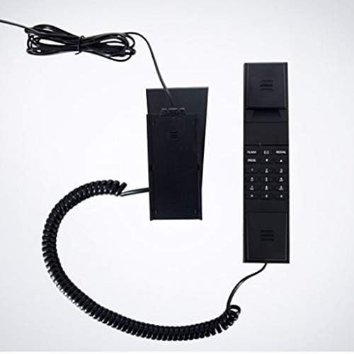 Кабелен телефон PDGJG -Телефон-Телефон в стил ретро-Новост-Минибар-Телефон с определителем на обаждащия се, монтиран на стената телефон Стационарен телефон за домашн