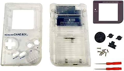 THE TECH DOCTOR Подмяна на Gameboy Classic DMG-01 комплект с кутия, екранна лупа и бутони - Професионален комплект за ремонт, включително