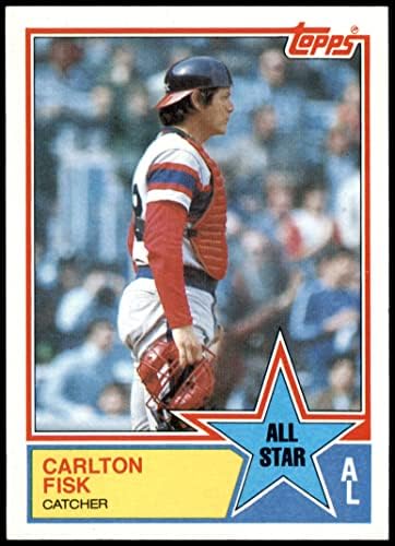 1983-Добрият играч на всички звезди № 393 Карлтън Фиск Чикаго Уайт Сокс (бейзболна картичка) NM/ MT White Sox