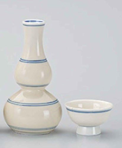 Gosu Line 2,9-инчов комплект от 5 чаши за саке, порцелан, японско производство
