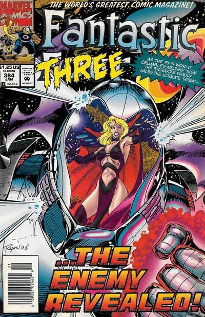 Фантастичната четворка (Том 1) 384 (павилион за вестници) FN; Комиксите на Marvel | Три Тома ДеФалько