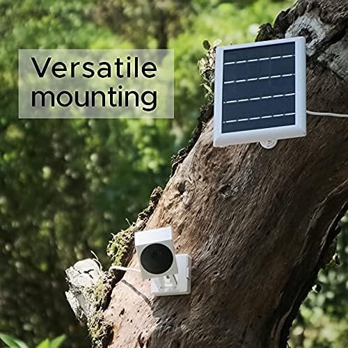 [Обновена версия на] слънчев панел Wasserstein е Съвместим само с Wyze Cam Outdoor и Wyze Cam Outdoor V2-Захранване на камери за видеонаблюдение