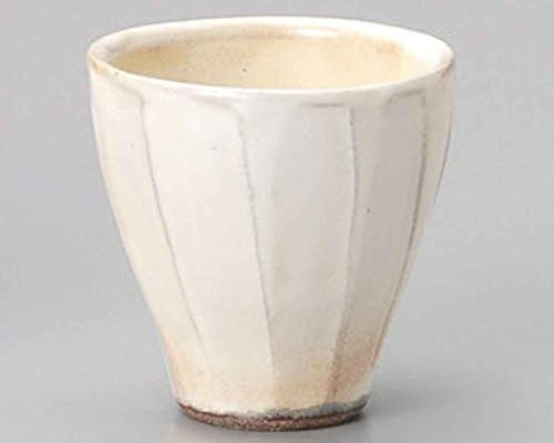 Кобики 2,8 инчов Комплект от 5 чаши за саке Бяла Керамика е Направена в Япония