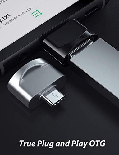 Адаптер Tek Styz C USB за свързване към USB конектора (2 опаковки), който е съвместим с вашите Asus ROG Phone II за OTG със зарядно устройство
