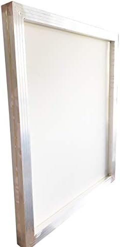 Алуминиеви екрани, ситопечат с рамка, 20 x 24 -110 Бели нишки (6 бр.)