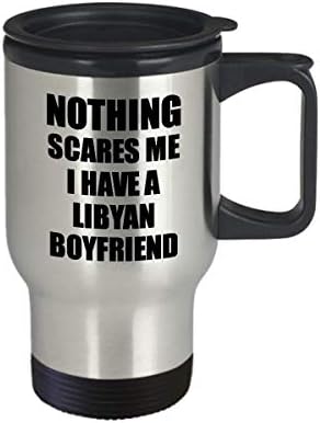 Чаша за Пътуване с Либийския си Приятел, Забавен Подарък За Свети Валентин За Gf Моята Приятелка Я Момичета, не мога да понасям за Либийския
