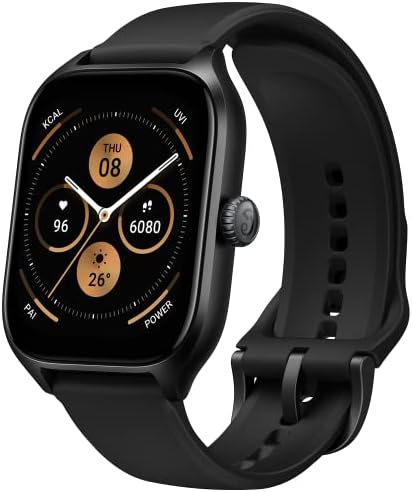 Смарт часовници Amazfit GTS 4 за мъжете, двойна лента GPS, Алекса, разговори по Bluetooth, повече от 150 спортни режими, монитор на сърдечната