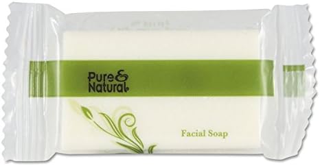 Чист и естествен сапун за лице и тяло 500075 .75 Грама Бяло Свеж Аромат на 1000 / Кутия