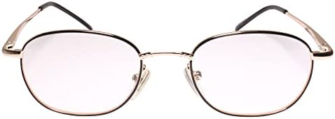 Класически Ретро Мъжки Женски Правоъгълни Очила В Златна Рамка 1.75