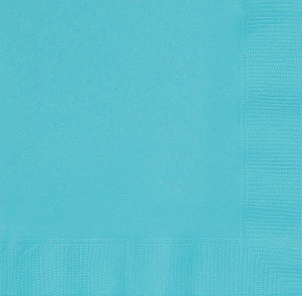 Зашеметяващ салфетки за обяд в бирюзовом цвят В опаковка 20 броя