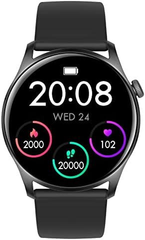 XUnion Kc08 Смарт Часовници с Пълен Сензорен екран за Фитнес Ip67 Водоустойчив Bluetooth Smartwatch за Android и за iOS VE2