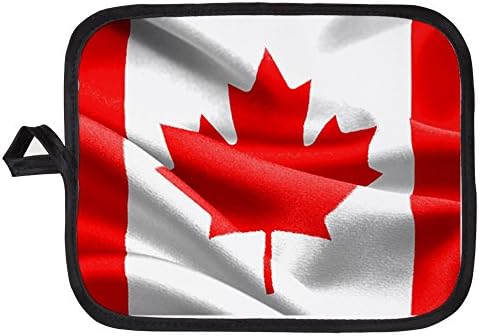 Potholder с Цар Лъв, Държач за Тенджери, Прекрасна Канадски Флаг на Канада