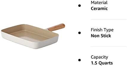 Молочник NEOFLAM FIKA за плочи и Индукция | Дървена дръжка и Стъклен капак | Произведено в Корея (6 инча / 1,5 кв.)