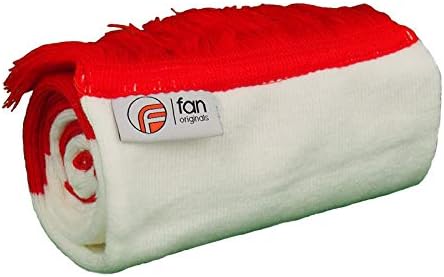оригинален шал Фен originals в ретро стил Футболен бара в цветовете на Арсенал Червен Бял